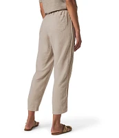Splendid Angie Crochet Knit Mid Rise Lounge Ankle Pants