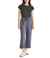 Splendid Angie Cropped Wide Leg Pants