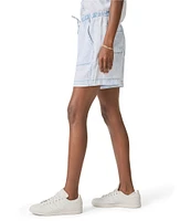 Splendid Angie Indigo Drawstring Shorts