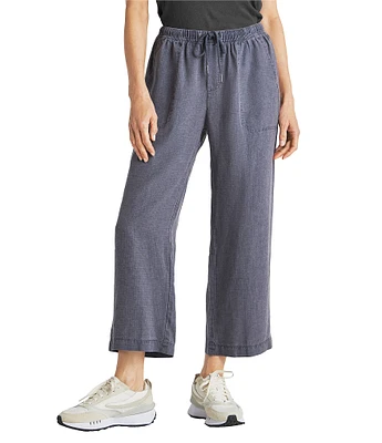 Splendid Angie Knit Cropped Wide Leg Pants