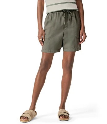 Splendid Angie Knit Mid Rise Boxer Shorts