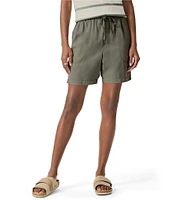 Splendid Angie Knit Mid Rise Boxer Shorts
