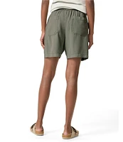 Splendid Angie Knit Mid Rise Boxer Shorts