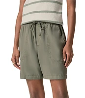 Splendid Angie Knit Mid Rise Boxer Shorts