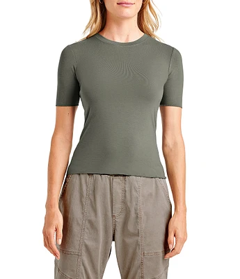 Splendid Bamboo Crew Neck Short Sleeve Tee
