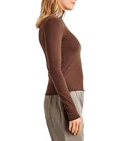 Splendid Bamboo Turtleneck Long Sleeve Tee