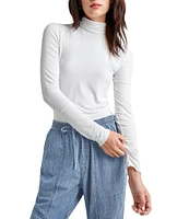 Splendid Bamboo Turtleneck Long Sleeve Tee