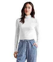 Splendid Bamboo Turtleneck Long Sleeve Tee