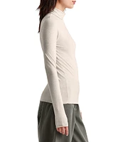 Splendid Bamboo Turtleneck Long Sleeve Tee