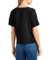 Splendid Bamboo V-Neck Short Sleeve Tee