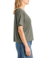 Splendid Bamboo V-Neck Short Sleeve Tee