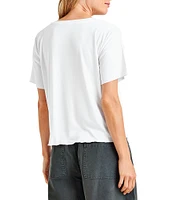 Splendid Bamboo V-Neck Short Sleeve Tee