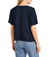 Splendid Bamboo V-Neck Short Sleeve Tee