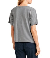 Splendid Bamboo V-Neck Short Sleeve Tee