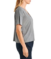 Splendid Bamboo V-Neck Short Sleeve Tee