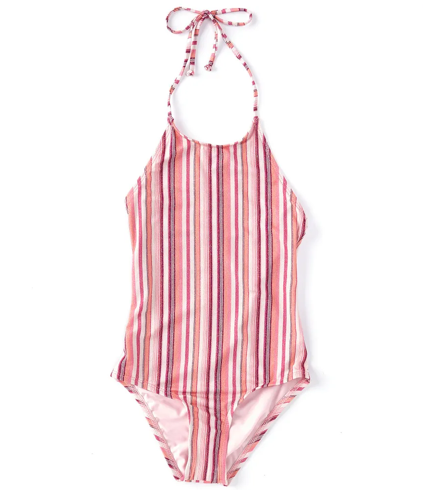 Splendid Big Girls 7-16 Lurex Striped One-Piece