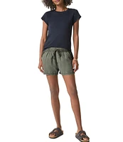 Splendid Campside Knit Mid Rise Lounge Shorts