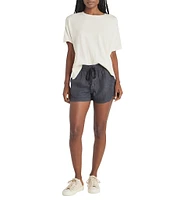 Splendid Campside Knit Mid Rise Lounge Shorts