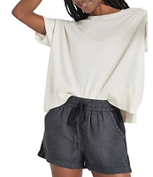 Splendid Campside Knit Mid Rise Lounge Shorts