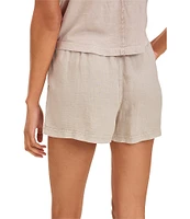 Splendid Campside Knit Mid Rise Lounge Shorts