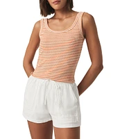Campside Crochet Mid Rise Lounge Shorts