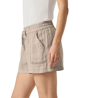 Campside Crochet Mid Rise Lounge Shorts