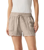 Campside Crochet Mid Rise Lounge Shorts