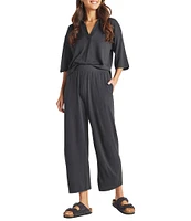 Splendid Cropped Pull-On Brooke Pants