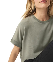 Splendid Eco Super Soft Knit Crew Neck Short Sleeve Tee