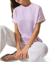 Splendid Eco Super Soft Knit Crew Neck Short Sleeve Tee