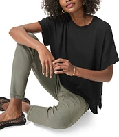 Splendid Eco Super Soft Knit Crew Neck Short Sleeve Tee