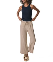 Splendid Eco Supersoft Ribbed Knit Scoop Neck Sleeveless Tank Top