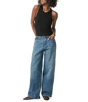 Splendid Eco Supersoft Ribbed Knit Scoop Neck Sleeveless Tank Top