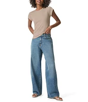 Splendid Faye Crew Neck Short Sleeve Tee