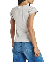 Splendid Faye Crew Neck Short Sleeve Tee