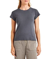 Splendid Faye Crew Neck Short Sleeve Tee