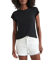 Splendid Faye Crew Neck Short Sleeve Tee