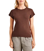 Splendid Faye Crew Neck Short Sleeve Tee