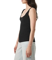 Splendid Faye Knit Scoop Neck Sleeveless Tank Top