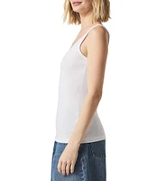 Splendid Faye Knit Scoop Neck Sleeveless Tank Top