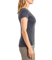 Splendid Faye V-Neck Short Sleeve T-Shirt