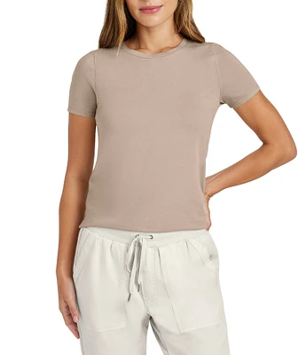 Splendid Genevieve Crew Neck Short Sleeve Tee