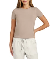 Splendid Genevieve Crew Neck Short Sleeve Tee