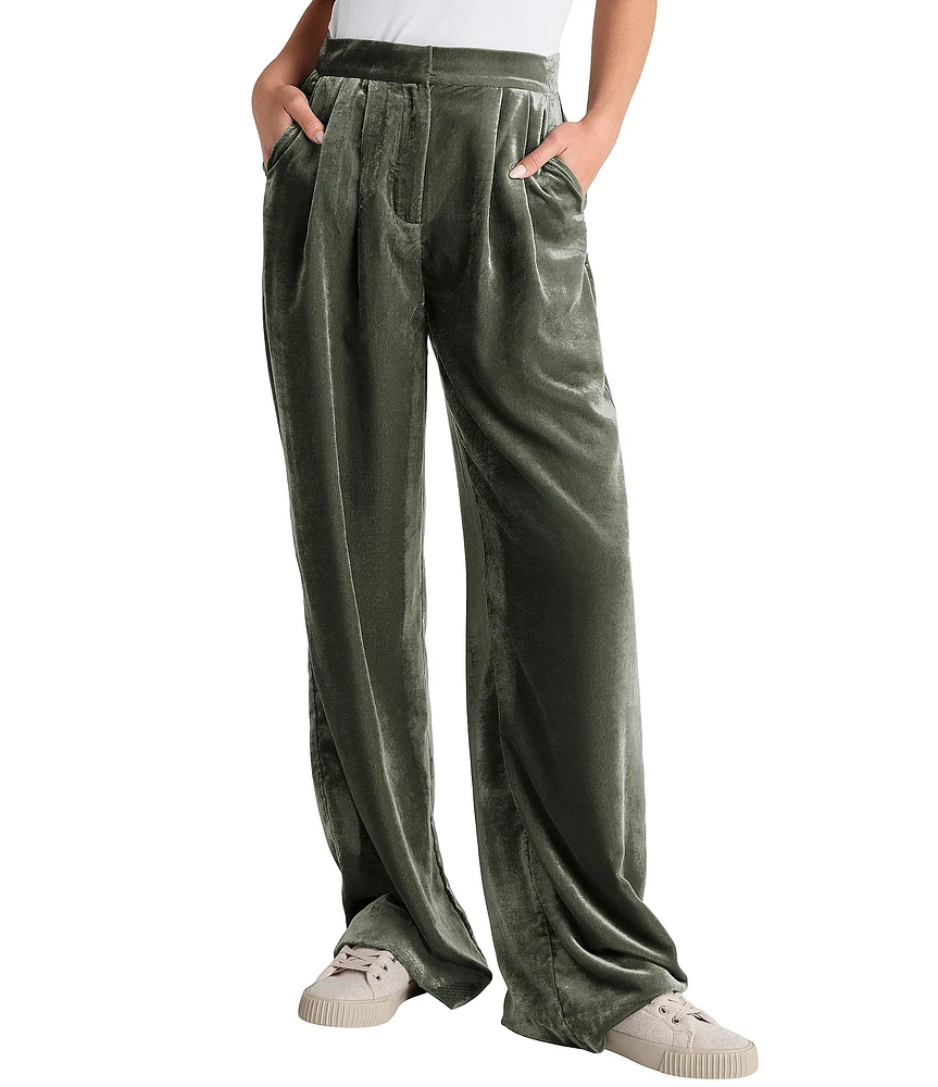 Splendid Irene Velvet Coordinating Trouser Pants