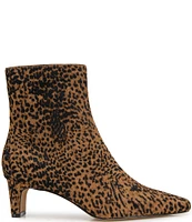 Splendid July Cheetah Print Calf Hair Dress Booties