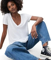Splendid Kate V-Neck Short Sleeve Tee