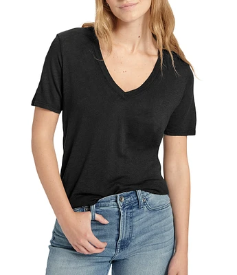 Splendid Kate V-Neck Short Sleeve Tee