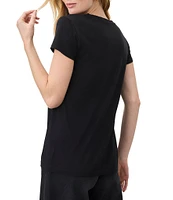 Splendid Kate V-Neck Short Sleeve Tee