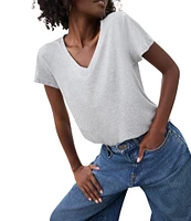 Splendid Kate V-Neck Short Sleeve Tee Shirt