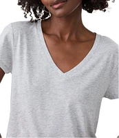 Splendid Kate V-Neck Short Sleeve Tee Shirt